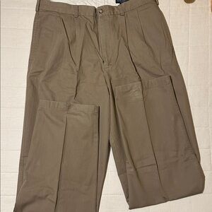 Daniel Cremieux Tan  Cotton Trousers